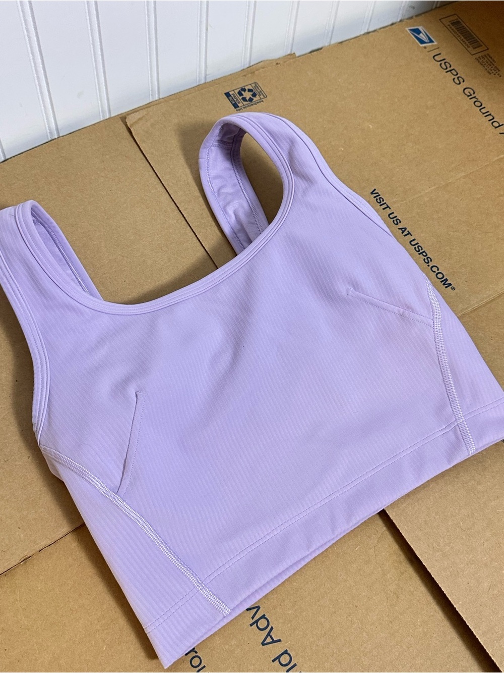 Lululemon sports bra in a light purple or lilac shade 4 Medium support Sporty - Picture 2 of 7